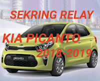 tempat sekring dan relay KIA PICANTO 2018-2019