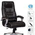 Nice Chairs Leather High Back Executive Revolving Office Chair (Black)