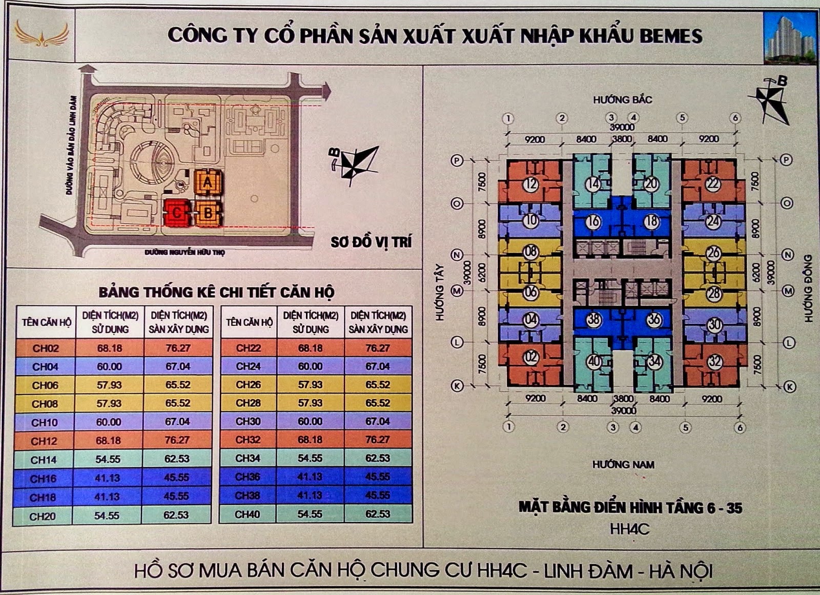 Thiết kế căn hộ hh4c linh đàm