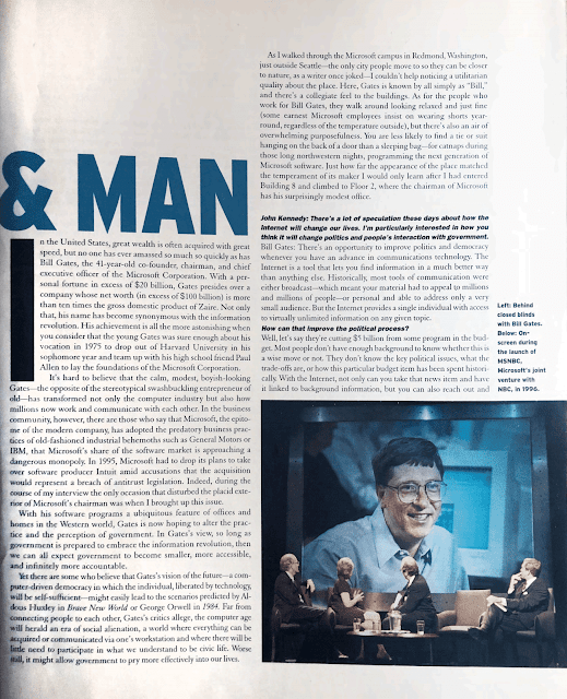 Bill Gates 1997 Kennedy interview in George magazine (includes predictions relating to 9/11 & 2020 — such as coronavirus / COVID-19) SkIVgIFg%2B%25282%2529