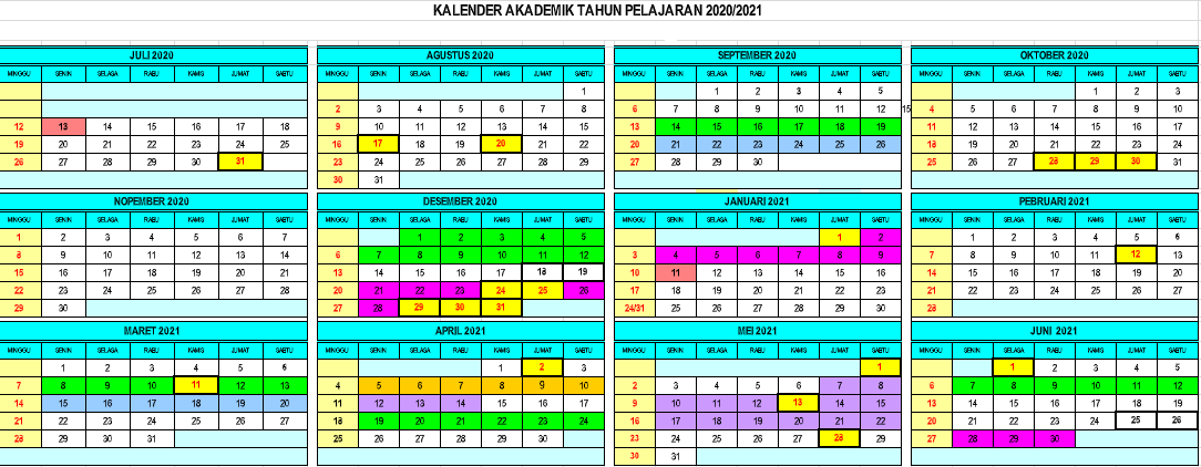 Download kalender pendidikan 2021 dan 2022 jawa barat