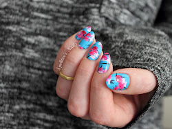 cherry blossom nail nails inspired floral acrylic spektorsnails spektor paint