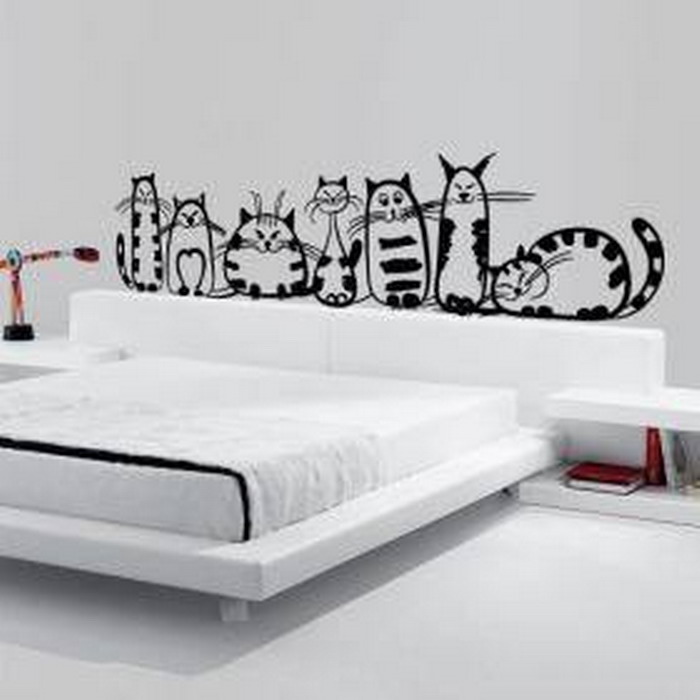 El Arte Es Su Maxima Expresion Como Decorar Paredes Con Gatos