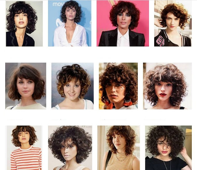 Bob Ricitos con flequillo Bob Ricitos con flequillo