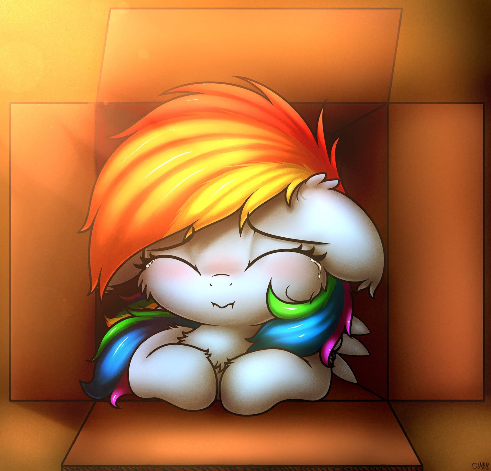 Oh no, Dashie, don't cry. 