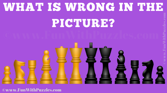 Chess Players Observation Test: Find the Mistake Puzzle