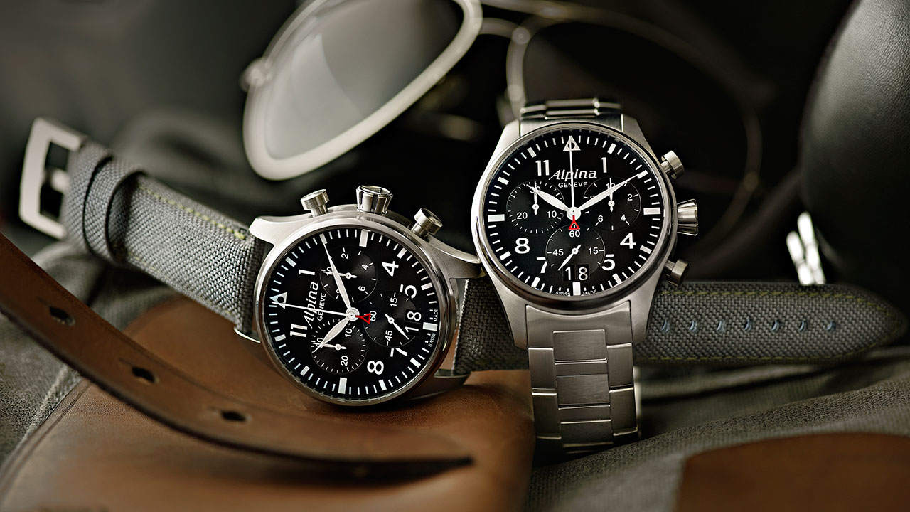 alpina startimer pilot chronograph