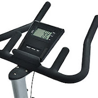 SYRINX Indoor Cycle's LCD monitor, tracks & displays time, speed, distance, odometer, calories burned