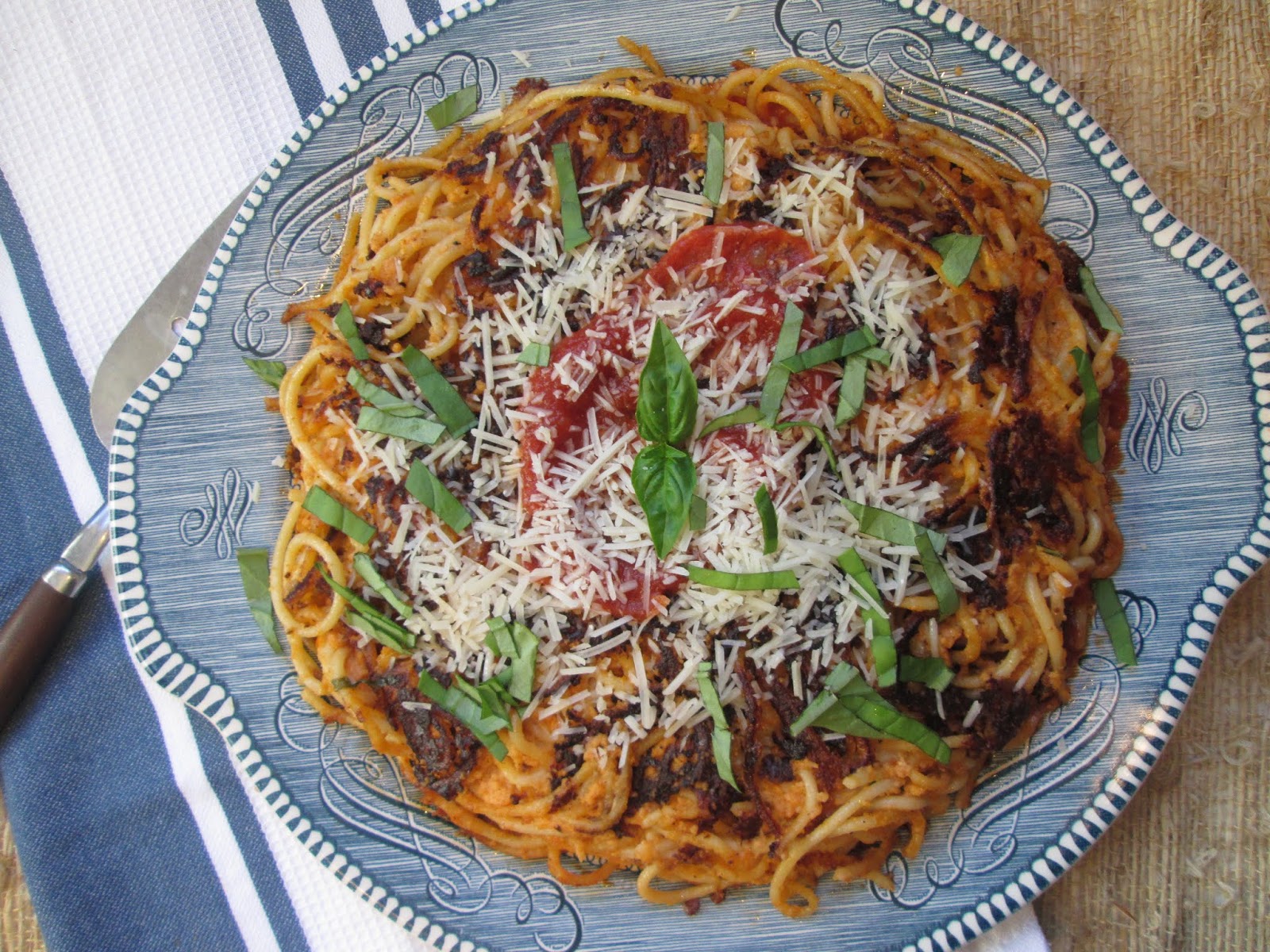 Stirring the Pot Giada's Pizza Di Spaghetti