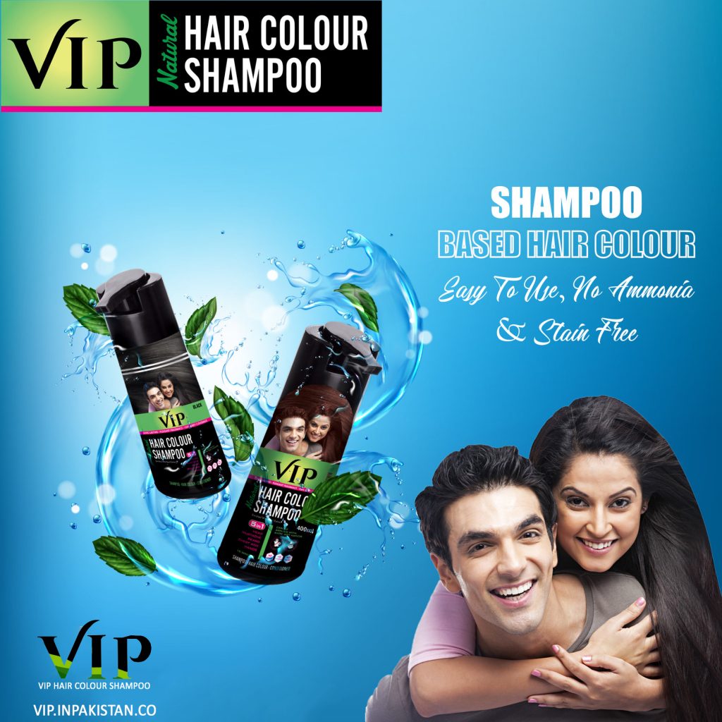 Original Vip Hair Colour Shampoo Price in Pakistan