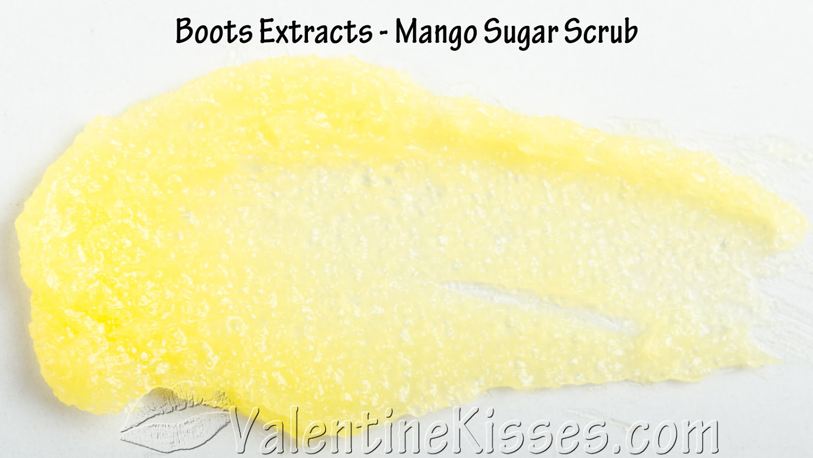 Valentine Kisses Boots Extracts Mango Sugar Scrub & Mango Body Butter pics, swatches, reviews