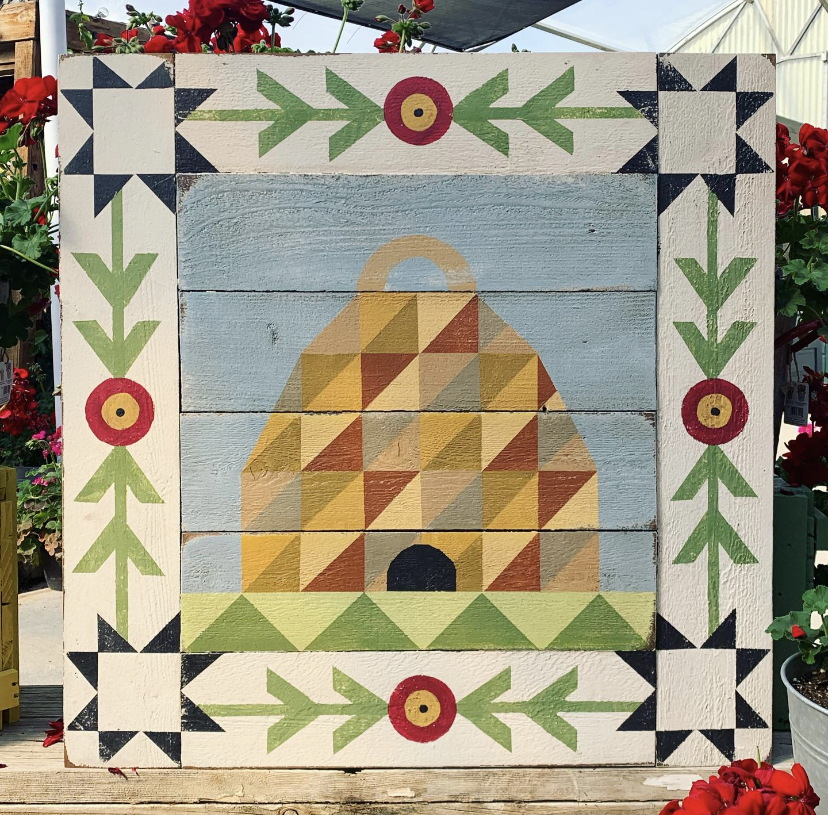 Tweetle Dee Design Co. Hive & Home Barn Quilt