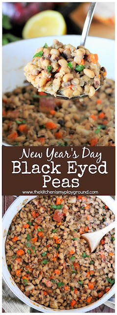 New Year's Day Black Eyed Peas Recipe | The Kitchen is My Playground