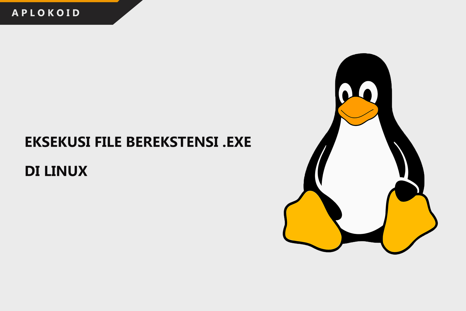 Cara Eksekusi File Windows Ekstensi .EXE di Linux
