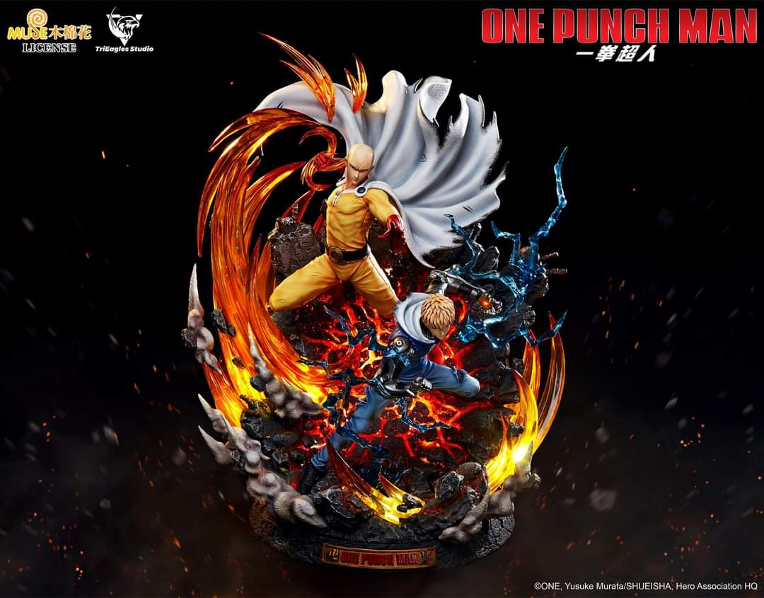 Figura One Punch-Man Saitama y Genos por TriEagles Studio