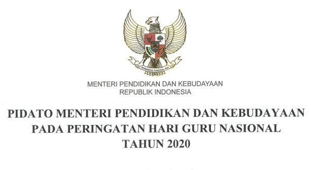 Download Pidato Mendikbud Pada Hari Guru Nasional Hgn 2020 Pendidikan Kewarganegaraan Pendidikan Kewarganegaraan
