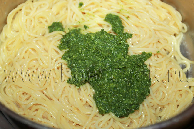 рецепт зеленых спагетти от джейми оливера из книги 5 ингредиентов с пошаговыми фото