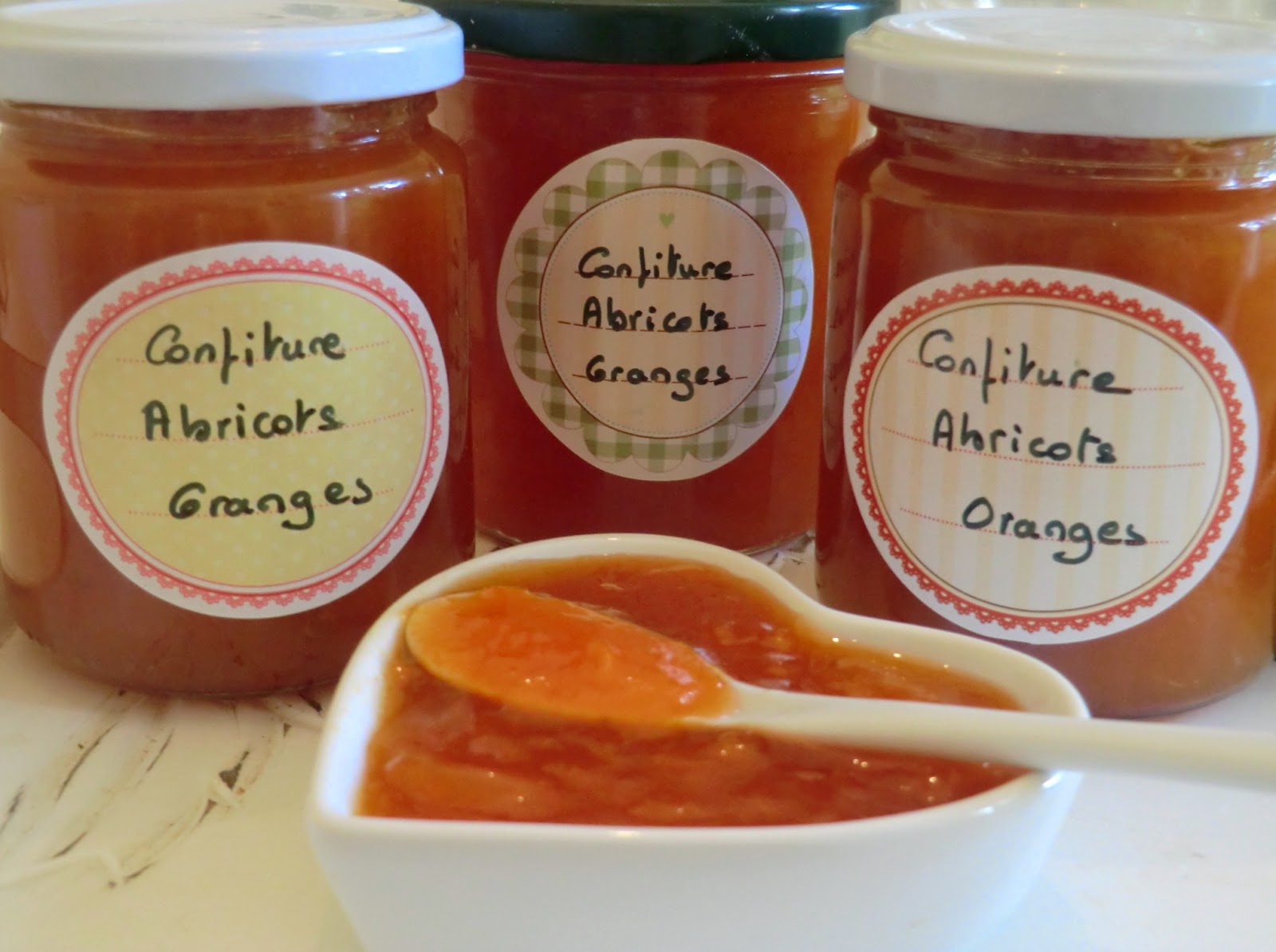 Confiture d'abricots à l'orange et à l'agaragar Ma petite cuisine