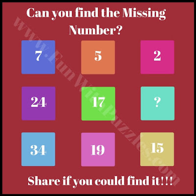 Can you find the missing number?