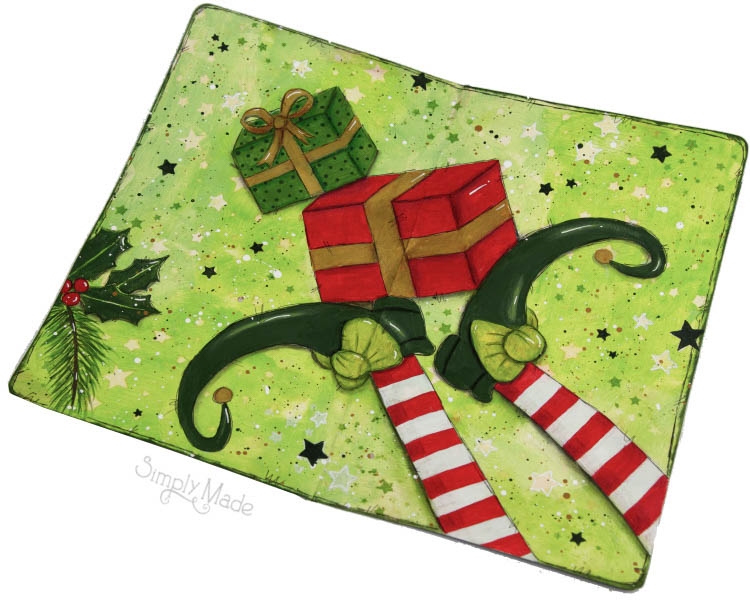 Kerstkaartensturen binnenkant Merry Christmas! - Simply by Me