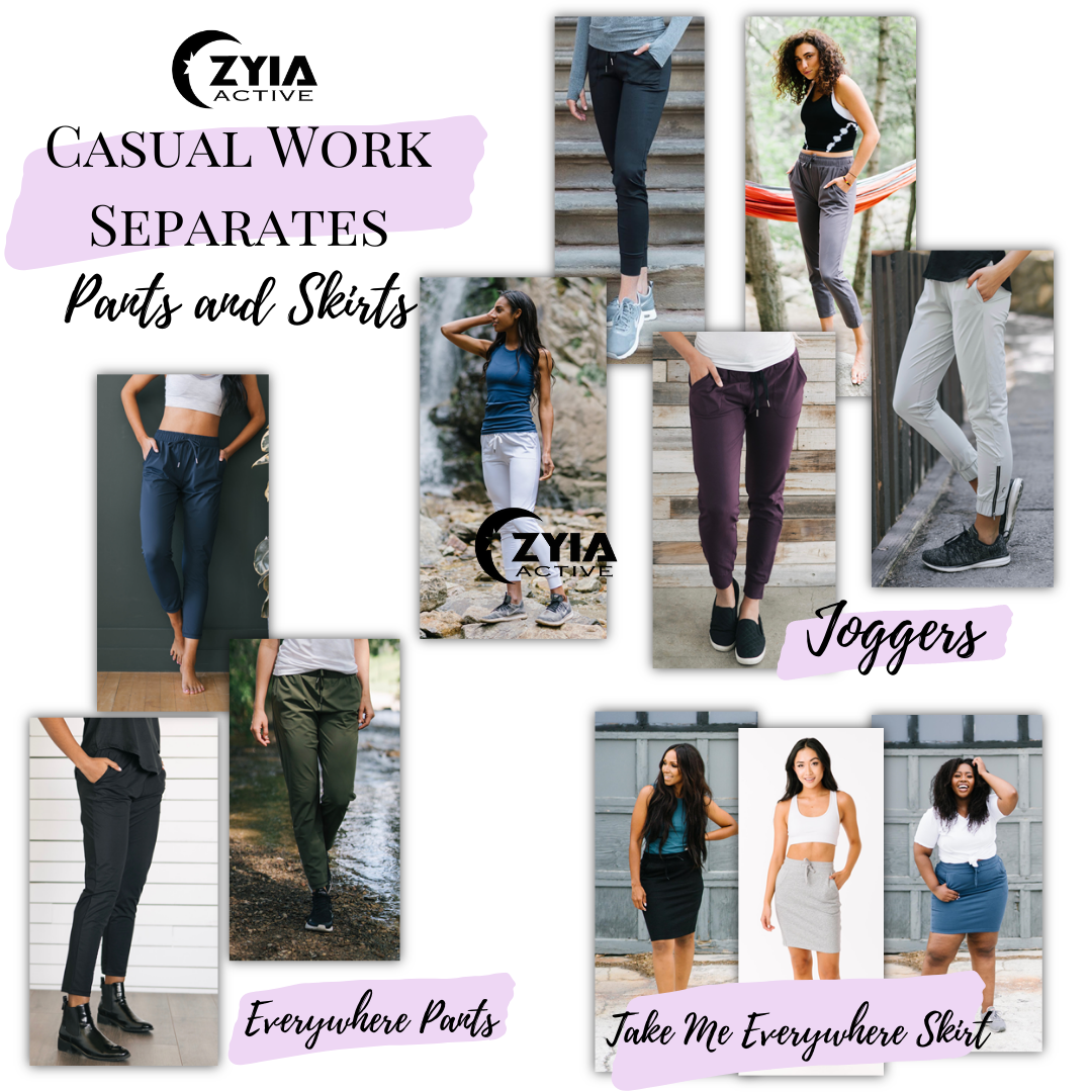 Multipurpose Casual Work Clothes with Zyia Active