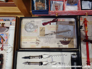 Souvenirs alternativos em Roma souvenirs canetas tinteiro roma trastevere guia brasileira - Souvenirs alternativos em Roma