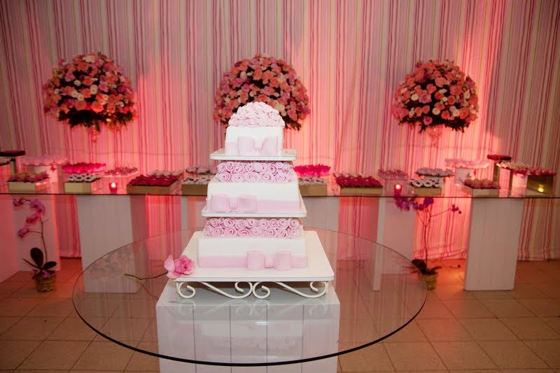 Decoração do Casamento: Rosa-Pink e Branco | Solteiras Noivas Casadas