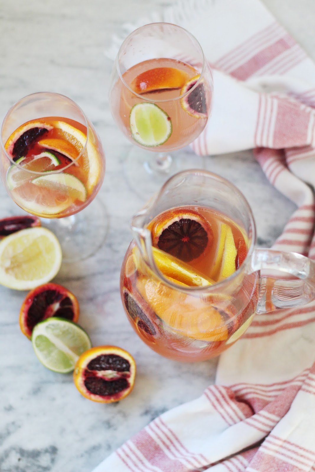 Citrus Sparkling Cocktail Olive and Tate