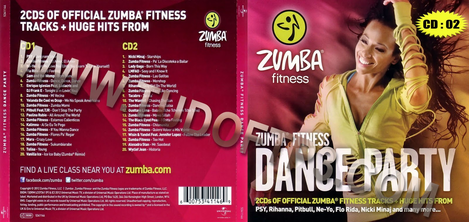 Zumba Fitness Dance Party Vol. 02 CD ftpcd