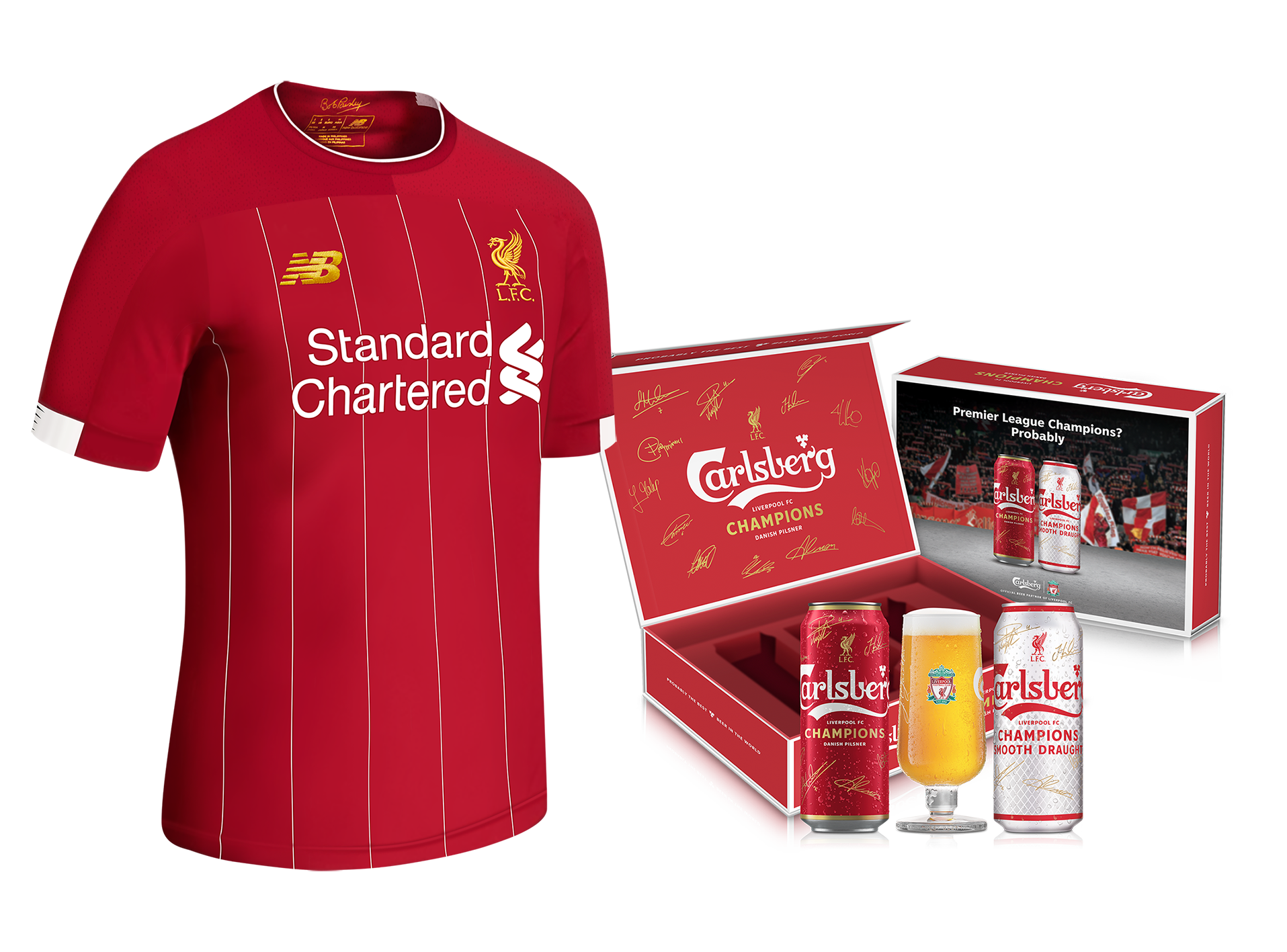Kee Hua Chee Live Celebrate English Premier League Champions With Signed Liverpool Fc Jersey Courtesy Of Carlsberg The Best Beer In The World