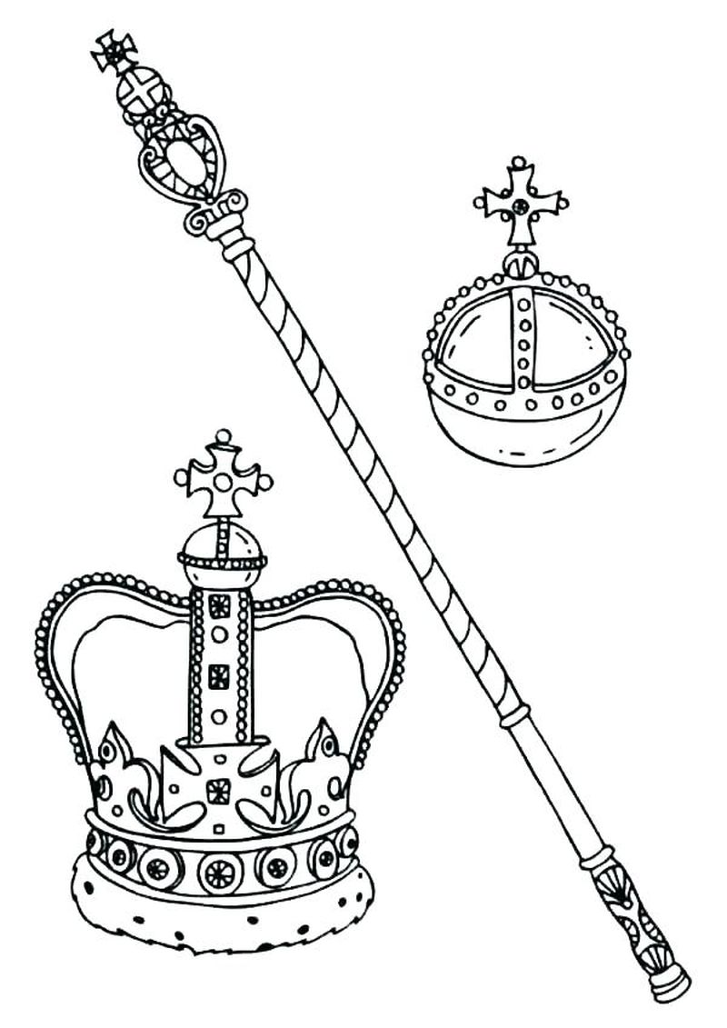 Crown Coloring Pages - Fun, Free and Easy