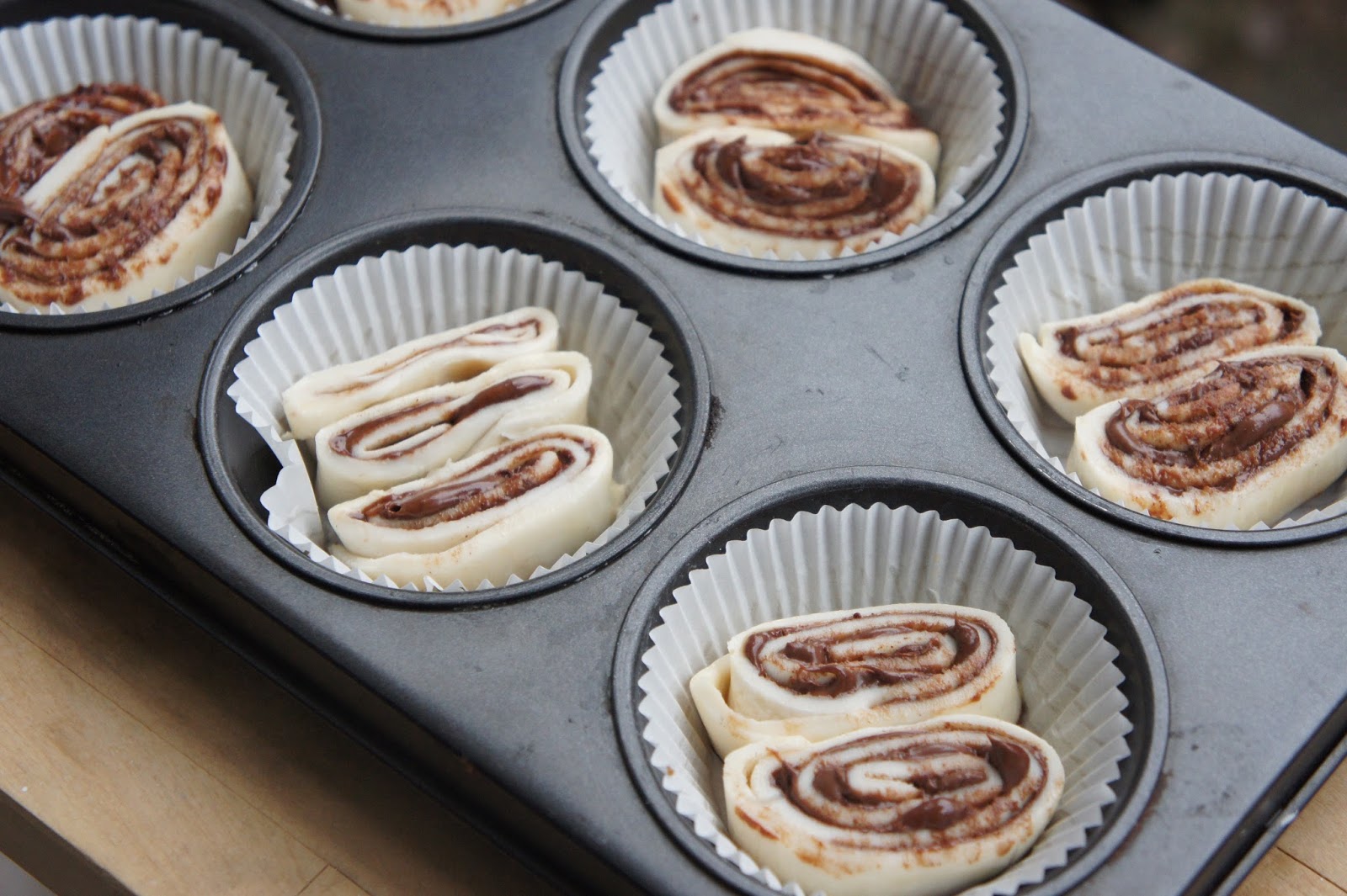 REZEPT glutenfreie Nutella Zimtschnecken Muffins Ein glutenfreier Blog