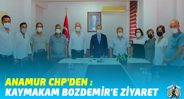Anamur Son Dakika,CHP ANAMUR,Durmuş Deniz,Anamur Haber,