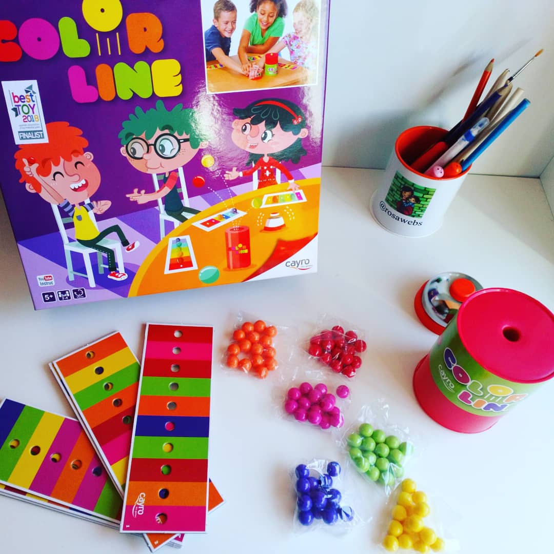 Rosas y Sus Peques COLOR LINE DE "CAYRO THE GAMES"