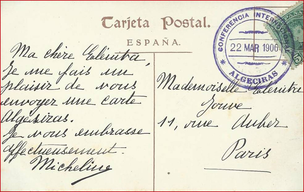 Conferencia Internacional de Algeciras 1906 octubre 2008 Conferencia Internacional de Algeciras 1906 octubre 2008