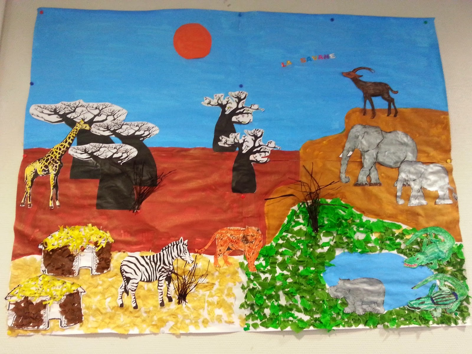 La Clis Artémis Fresque de la savane...