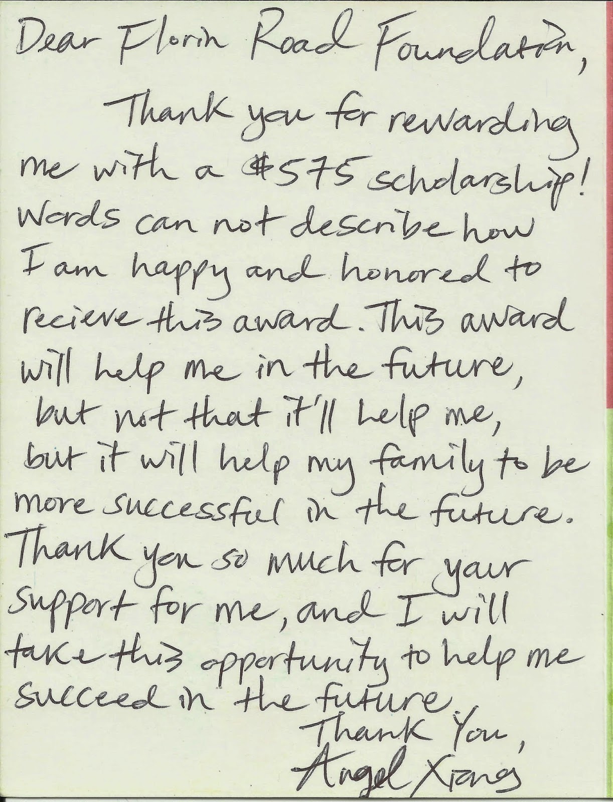 Florin Road Foundation Our Scholarship Recipients Thank You florin-road-foundation-our-scholarship-recipients-thank-you
