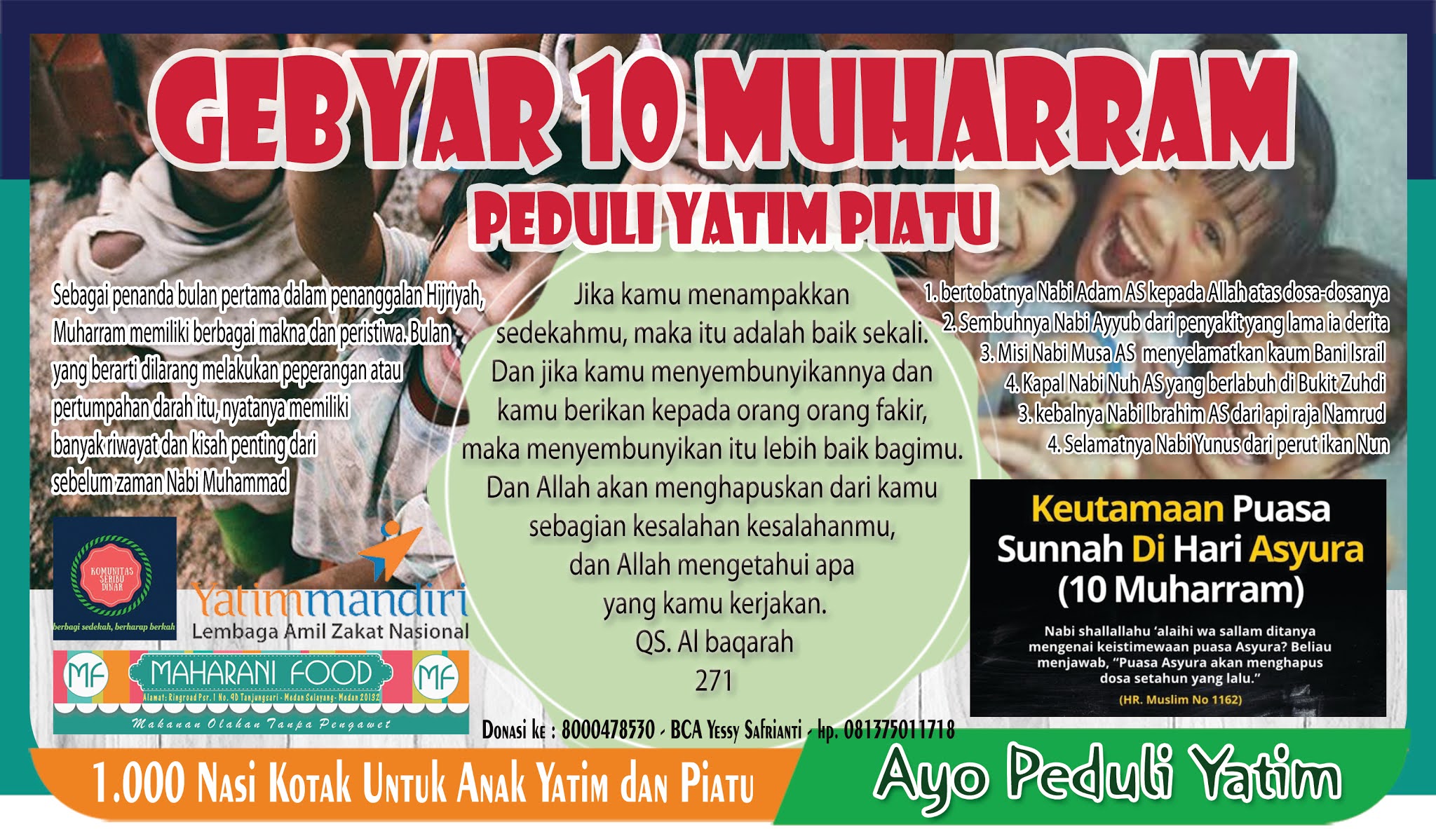 Ada Peristiwa Apa di Tanggal 10 Muharram? Maharani Food