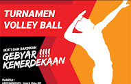 Spanduk Pengumuman Turnamen Volly Ball