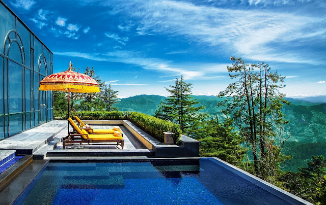 The Outdoor Infinity Whirlpool - Wildflower Hall, Shimla in the Himalayas - An Oberoi Resort 02 The Outdoor Infinity Whirlpool - Wildflower Hall, Shimla in the Himalayas - An Oberoi Resort 02