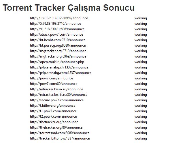 2020 - 2021 Yeni Torrent Tracker Listesi - En Hızlı Trackerler 4