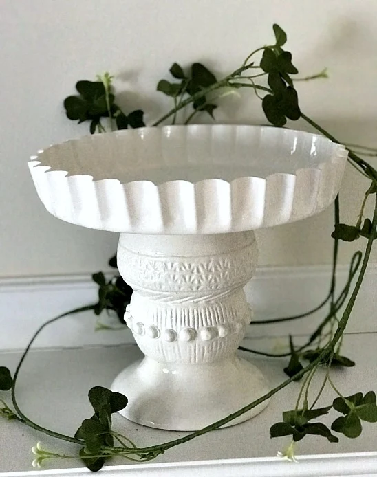DIY Candle Holder Pedestal Dish