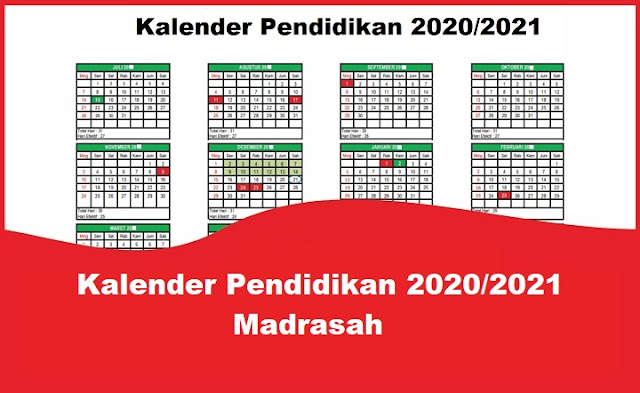 Kalender Pendidikan 2020/2021 Madrasah Kalender Pendidikan 2020/2021 Madrasah