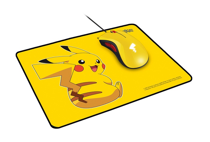 Razer Pikachu-themed DeathAdder Essential gaming mouse