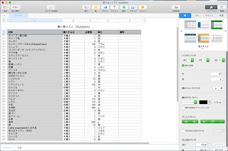 Numbersのフィルタ機能について Numbersのフィルタ機能について