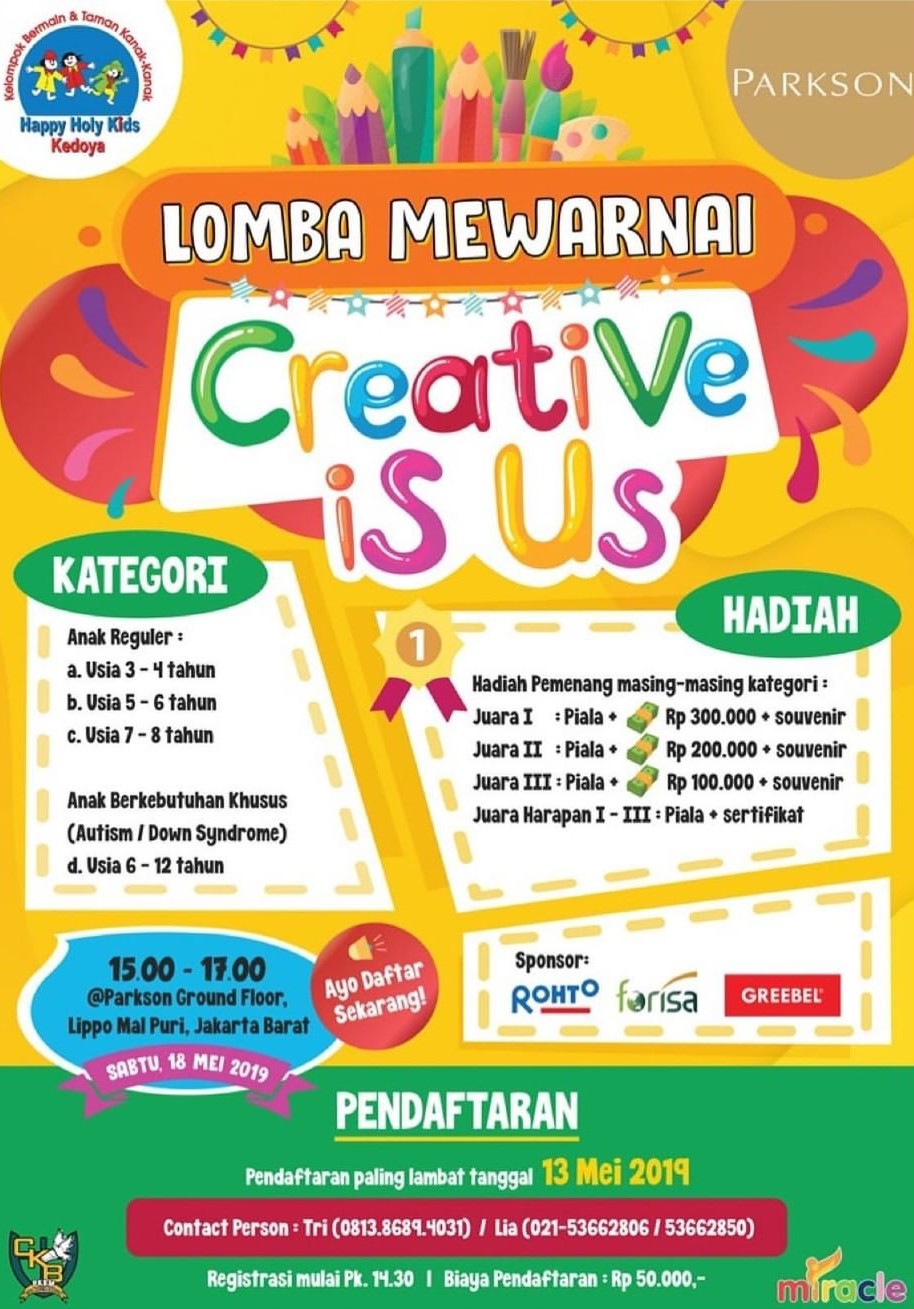 Contoh Gambar Lomba Mewarnai Tk KataUcap