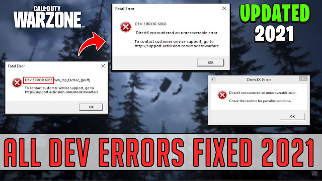 How To Fix COD Warzone Dev Error 6068, Dev Error 6036, 6034, 6328, 6036
