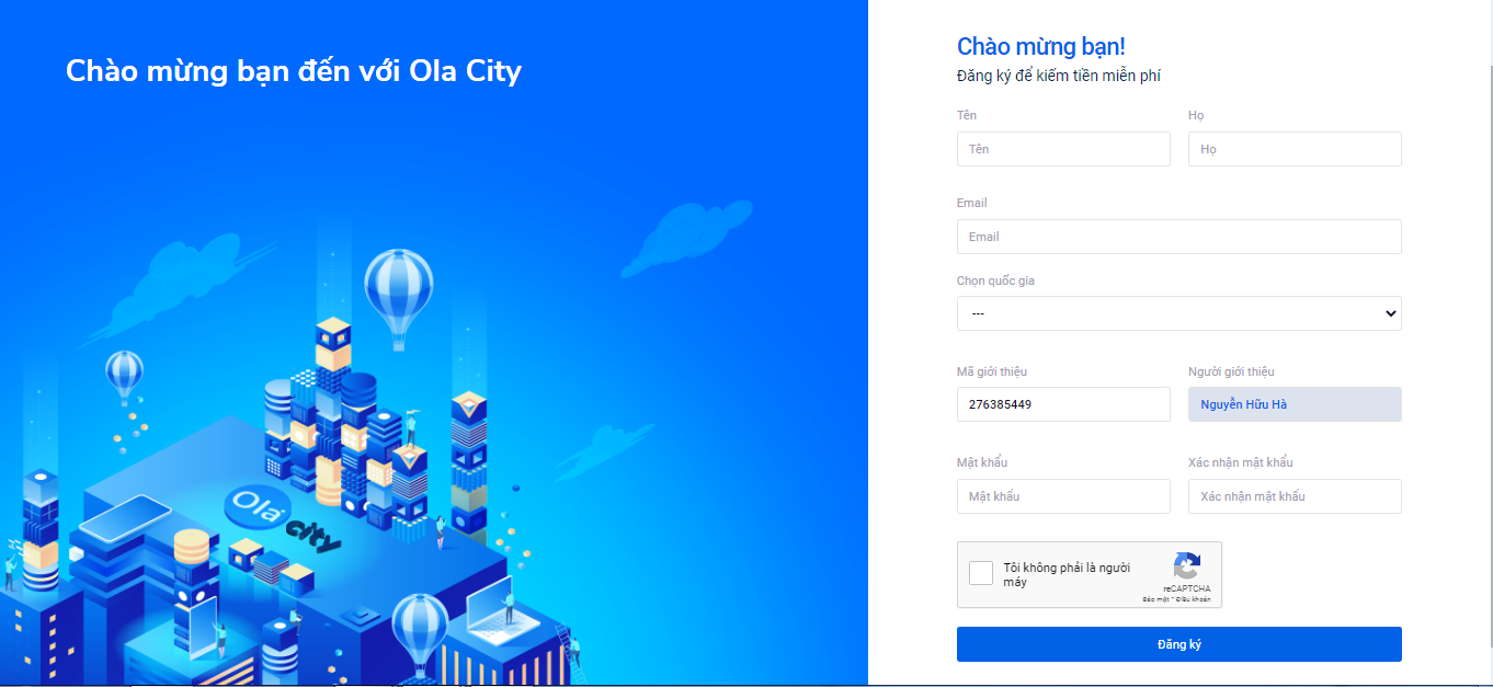 HƯỚNG DẪN THAM GIA OLA CITY