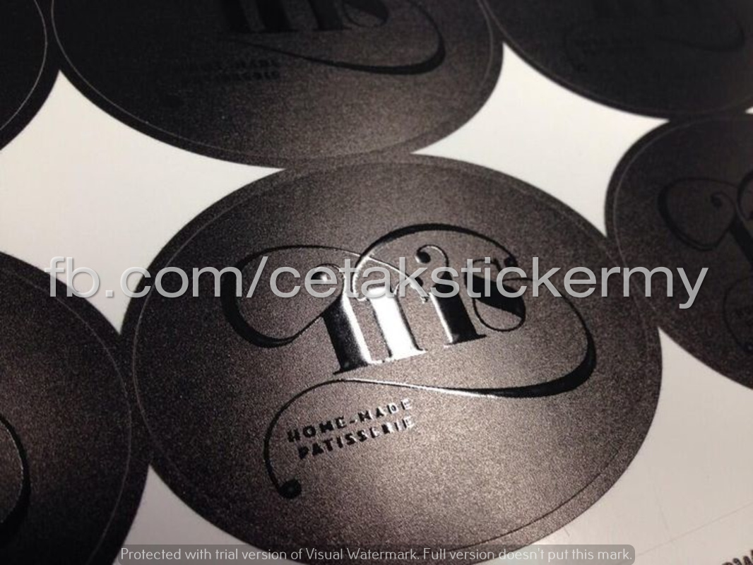 Sticker/ Label Printing Kuala Lumpur, Malaysia Spot Uv Sticker/ Spot