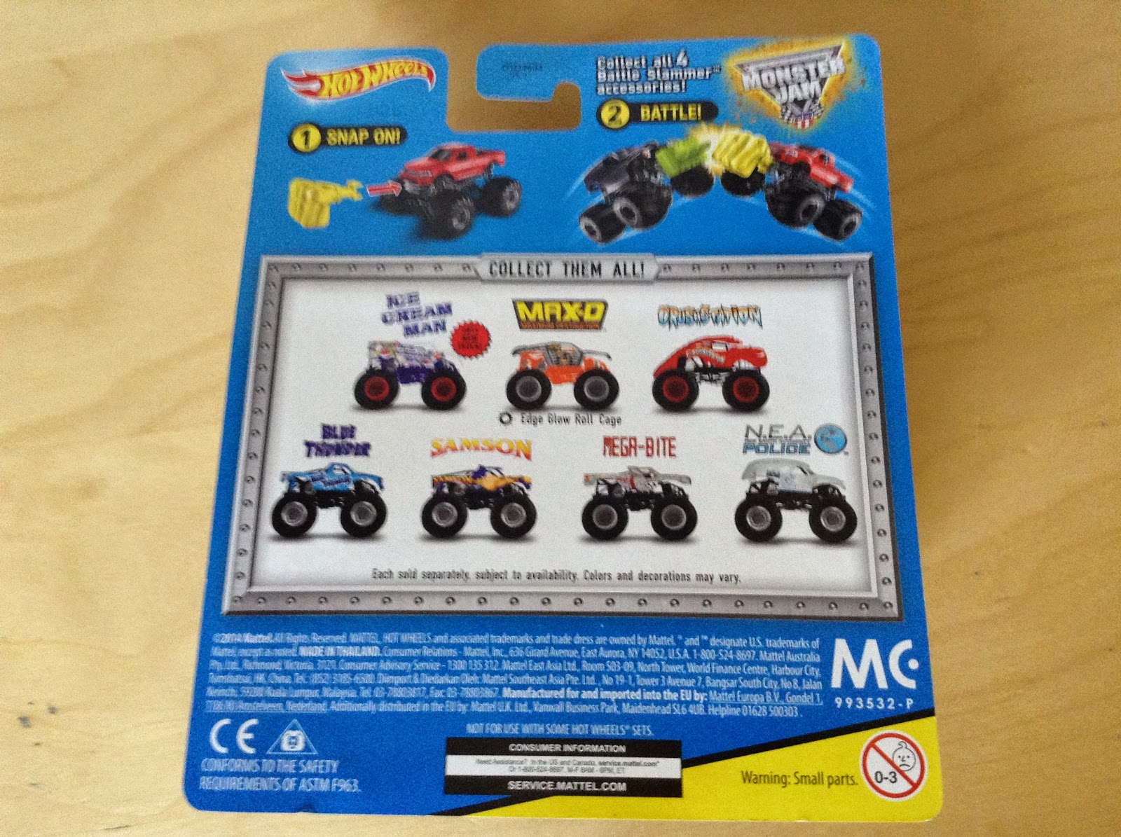 JULIAN'S HOT WHEELS BLOG Ice Cream Man Monster Jam Truck (New for 2015)
